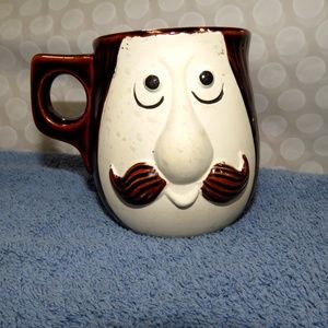 Spencer Gifts Mustache Coffee Mug